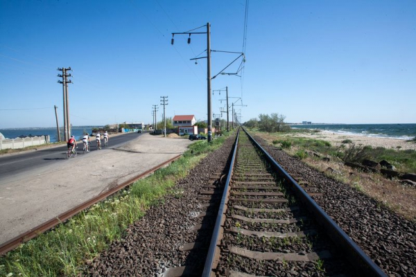 Sigi Grabner riding to Sochi, sea view - Pic: Private