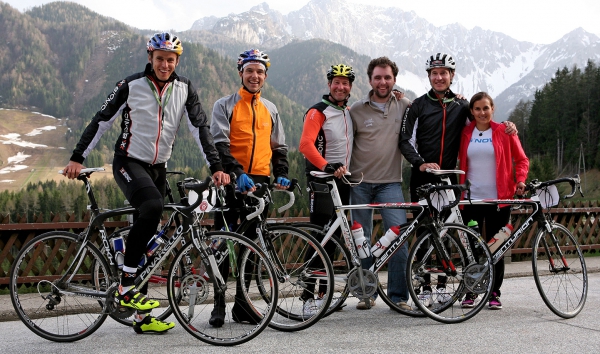 SIGI GRABNER riding to Sochi with friends - Pic: private