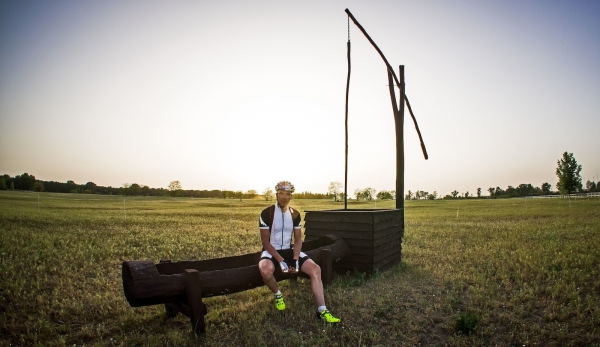 Sigi Grabner Sigi Grabner riding to Sochi, Puszta - Pic: Private