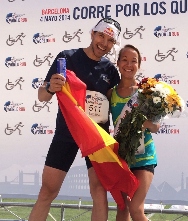 SIGI GRABNER Partner Wings for Life | Pic: SG Snowboards